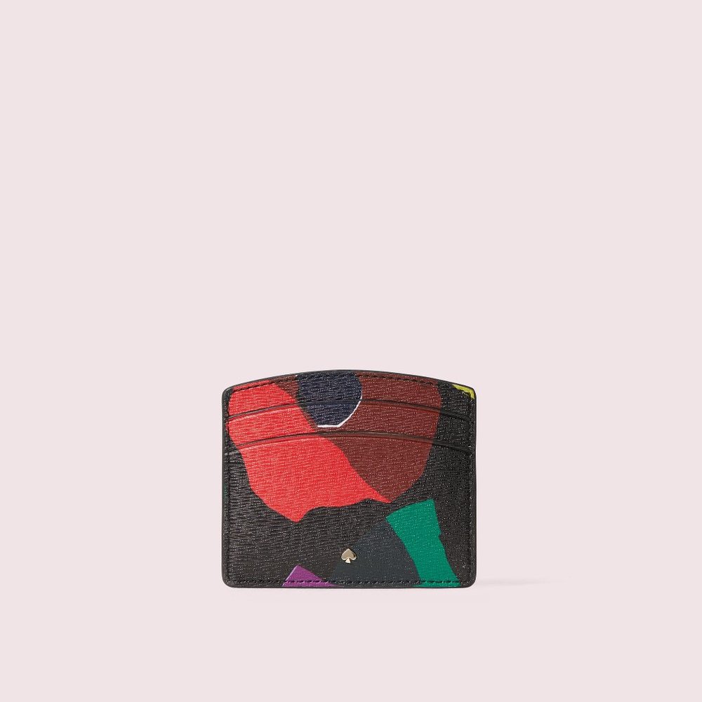Kate Spade Floral Collage Card Holder Wallet - Picture 3 of 4